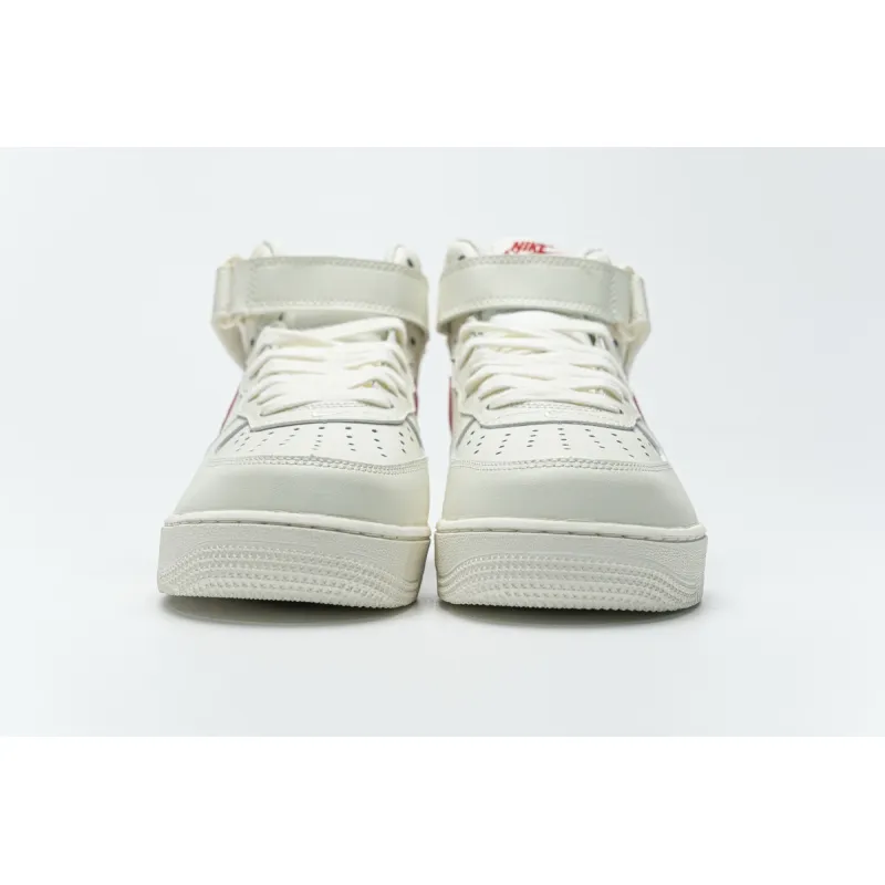 Nike Air Force 1 Mid ‘07 Sail University Red 315123-126