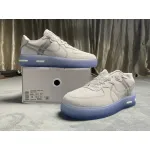  Nike Air Force 1 Low React QS White Ice CQ8879-100 ?Nike Air Force 1 Low React QS White Ice/Light Bone/ Rush Coral Sneakers - Crew Kicks ?Air Force 1 Low,Nike Air Force 1 Low,Nike Air Force 1 Low React QS White Ice