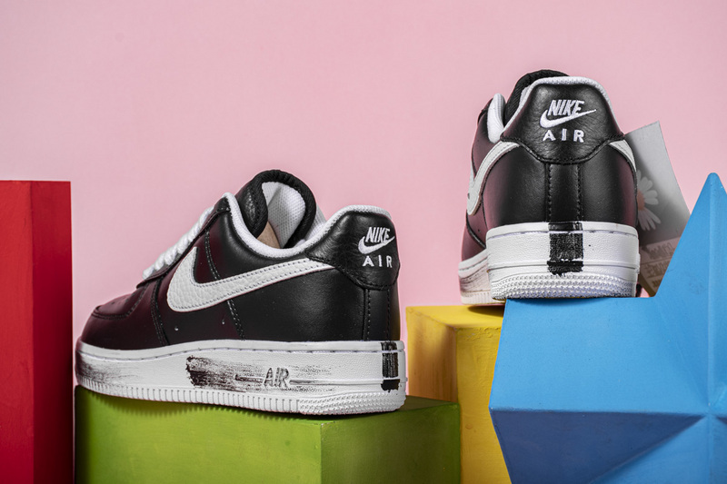 PEACEMINUSONE X Nike Air Force 1 Low Black White AQ3692-001??