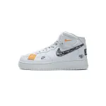Nike Air Force 1 Mid ‘07 “Just Do It”  BQ6474-100?Nike Air Force 1 Mid ‘07 “Just Do It” White Black Orange - Crew Kicks ?Air Force 1,Air Force 1 Mid ‘07 “Just Do It”,Nike Air Force 1 Mid ‘07 “Just Do It” White Black Orange