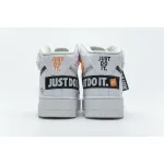 Nike Air Force 1 Mid ‘07 “Just Do It”  BQ6474-100?Nike Air Force 1 Mid ‘07 “Just Do It” White Black Orange - Crew Kicks ?Air Force 1,Air Force 1 Mid ‘07 “Just Do It”,Nike Air Force 1 Mid ‘07 “Just Do It” White Black Orange