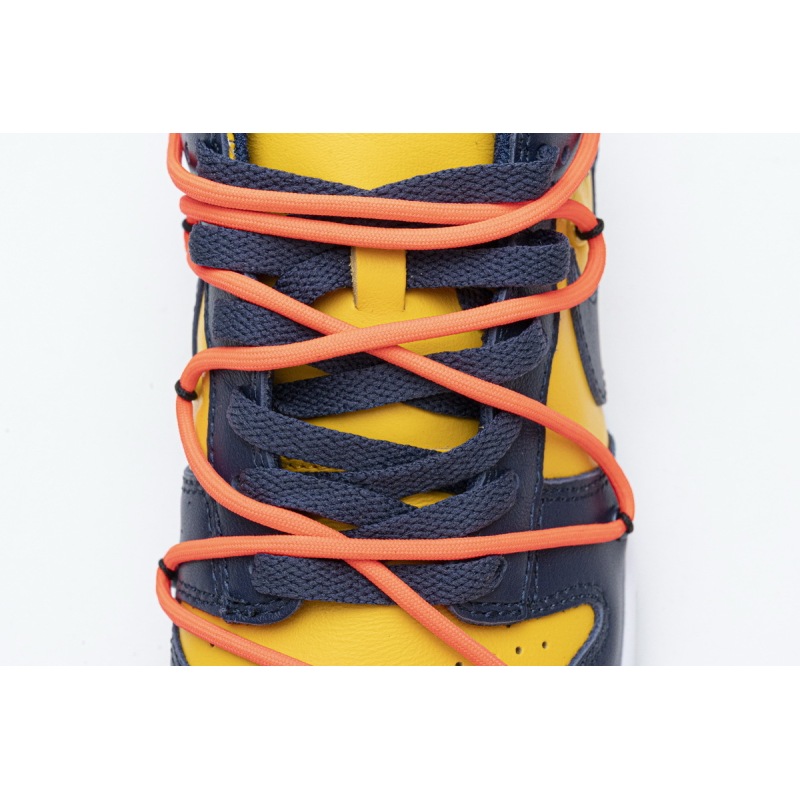  OFF WHITE X Nike Dunk Low University Gold CT0856-700