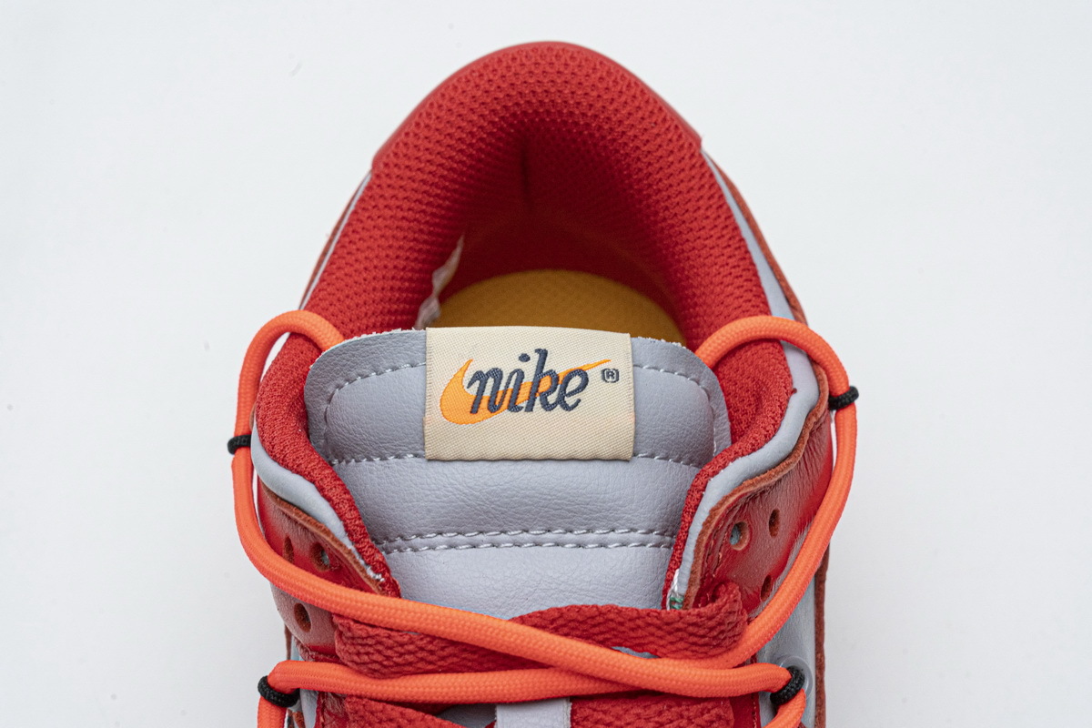 OFF White X Nike Dunk Low University Red CT0856-600 