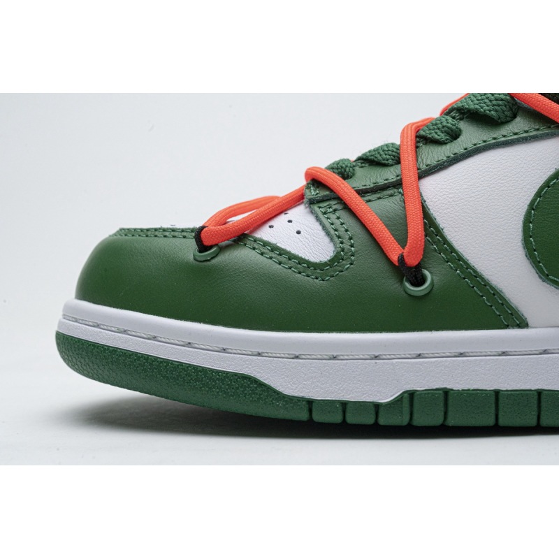 OFF-WHITE x Nike Dunk SB Low Pine Green CT0856-100 