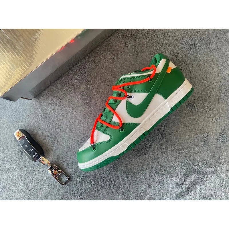 off white pine green dunk