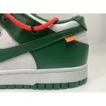dunk low pine green off white