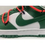 pine green off white dunks