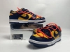 OFF WHITE X Nike Dunk SB Low White Michigan  CT0856-700