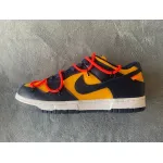 OFF WHITE X Nike Dunk SB Low White Michigan  CT0856-700??nike