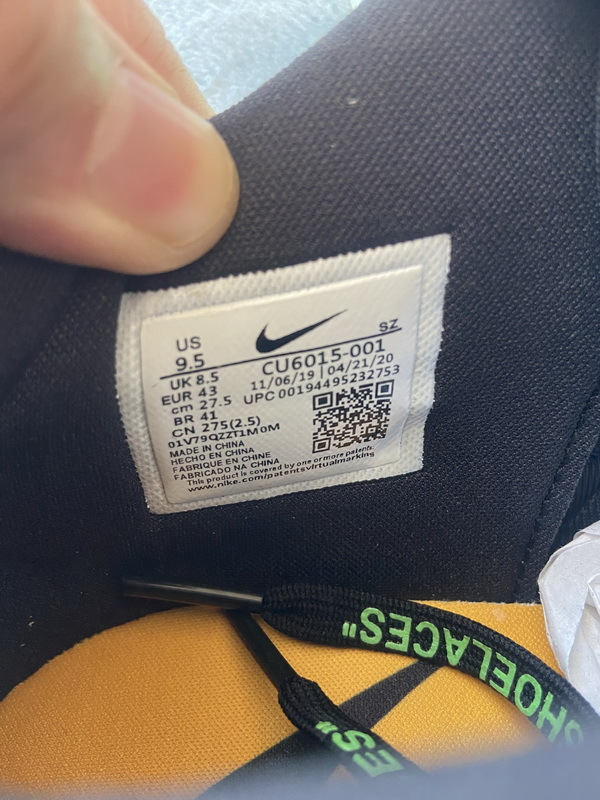 OFF White x Nike Air Rubber Dunk Green Strike CU6015-001 ??nike