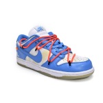 Off White x Futura x Dunk Low SB UNC DD0856-403??nike