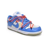 Off White x Futura x Dunk Low SB UNC DD0856-403??nike
