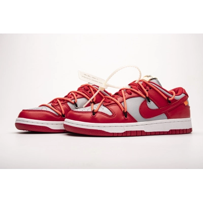 Nike Dunk Low Off-White University Red CT0856-600  02