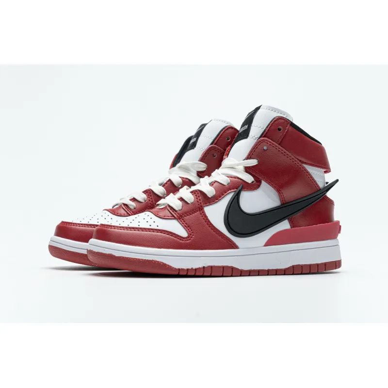 Ambush x Nike Dunk High Varsity Red Black White  CU7544-102 ??nike