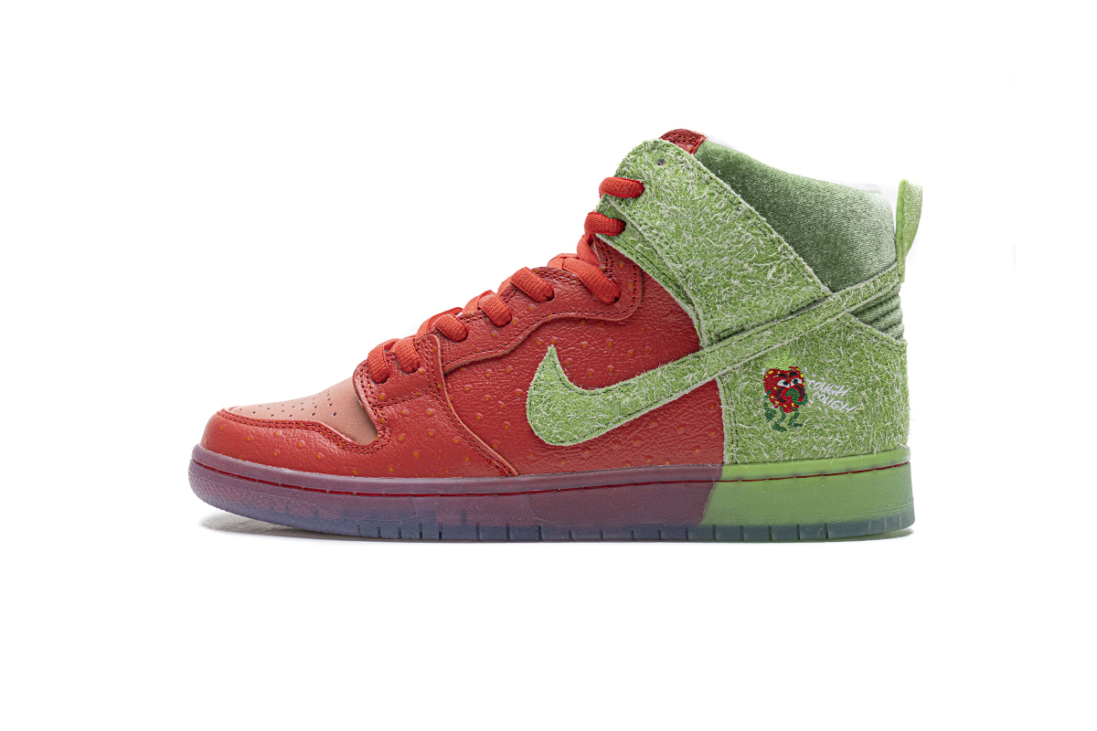 Nike SB Dunk High "Strawberry Cough" CW7093-600?Nike SB Dunk High "Strawberry Cough" Red Sneakers - Crew Kicks ?nike,Nike SB Dunk High "Strawberry Cough",Nike SB Dunk High "Strawberry Cough" Red Sneakers,Nike SB Dunk High
