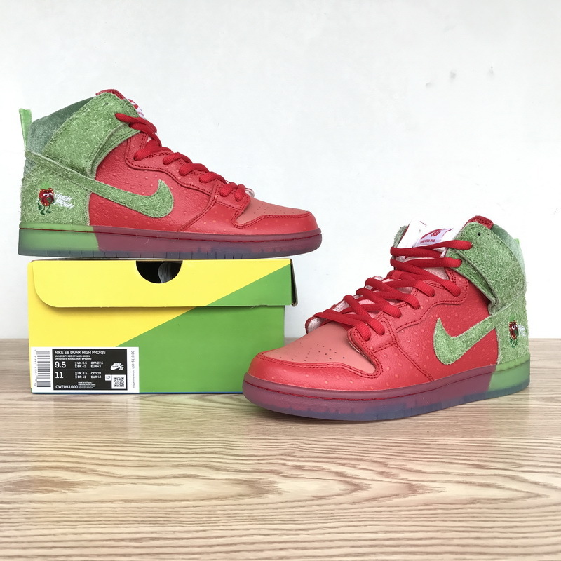 Nike SB Dunk High "Strawberry Cough" CW7093-600?Nike SB Dunk High "Strawberry Cough" Red Sneakers - Crew Kicks ?nike,Nike SB Dunk High "Strawberry Cough",Nike SB Dunk High "Strawberry Cough" Red Sneakers,Nike SB Dunk High