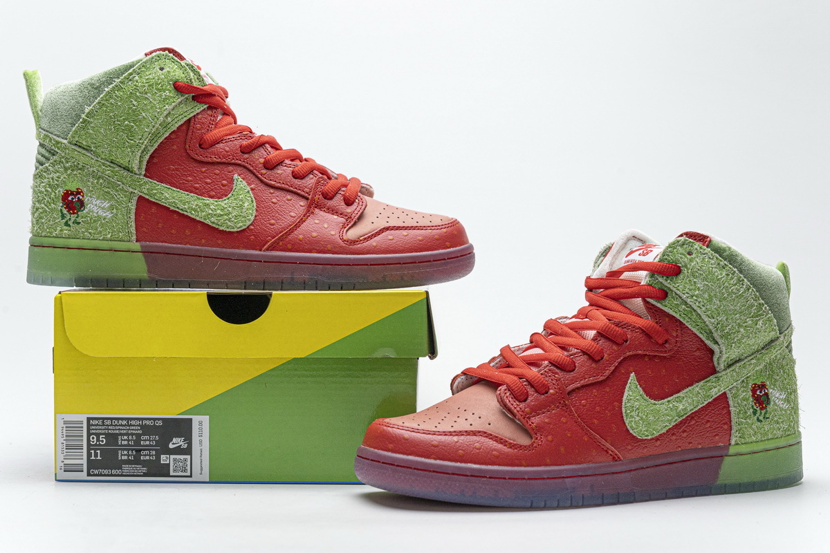 Nike SB Dunk High "Strawberry Cough" CW7093-600?Nike SB Dunk High "Strawberry Cough" Red Sneakers - Crew Kicks ?nike,Nike SB Dunk High "Strawberry Cough",Nike SB Dunk High "Strawberry Cough" Red Sneakers,Nike SB Dunk High