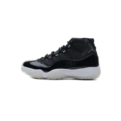 Air Jordan 11 25th Anniversary Black Silver Eyelets CT8012-011  01