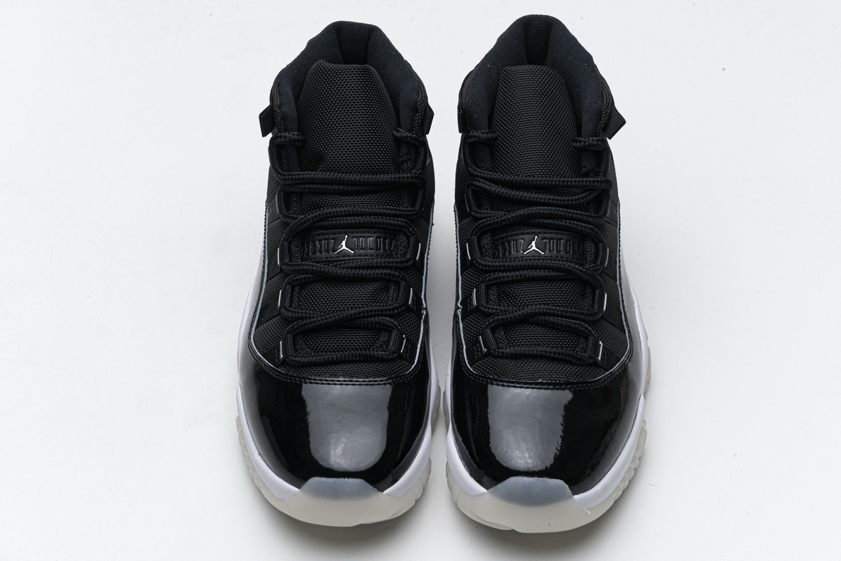 Air Jordan 11 25th Anniversary Black Silver Eyelets CT8012-011 ??