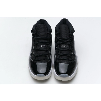 Air Jordan 11 25th Anniversary Black Silver Eyelets CT8012-011  02