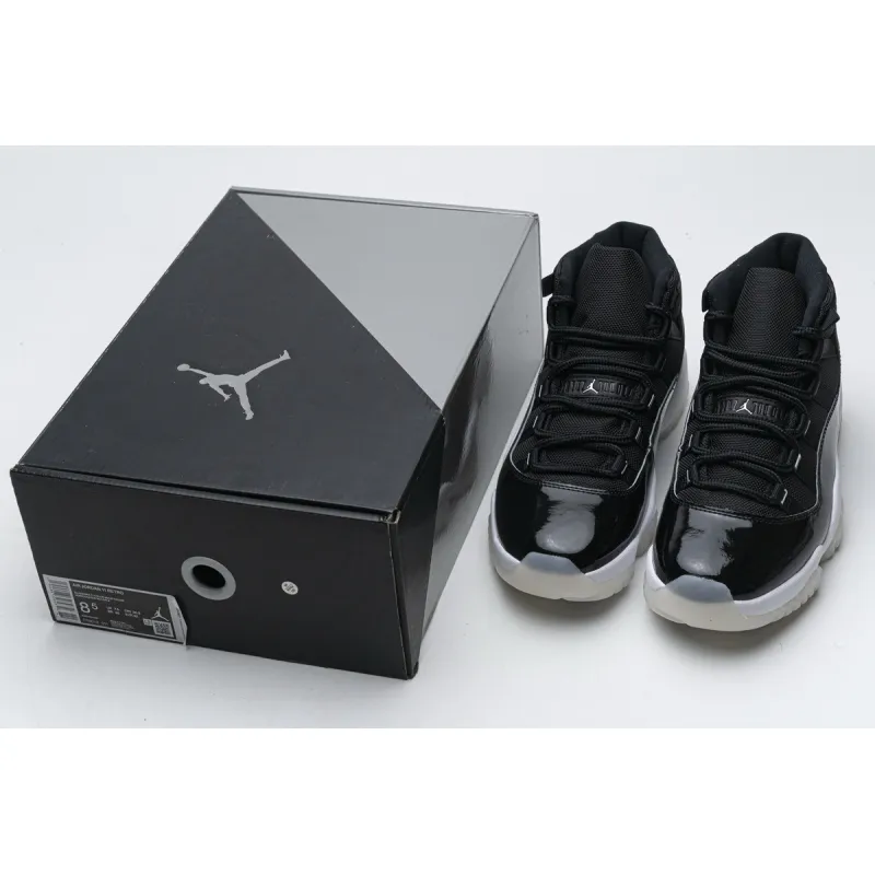 Air Jordan 11 25th Anniversary Black Silver Eyelets CT8012-011 ??