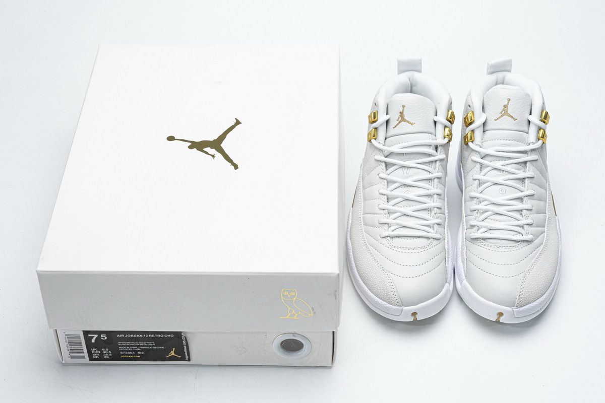 Air Jordan 12 Retro OVO White 873864-102 ??