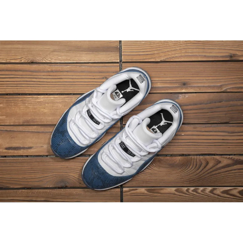 Air Jordan 11 Low “Navy Blue Snakeskin” CD6846-102