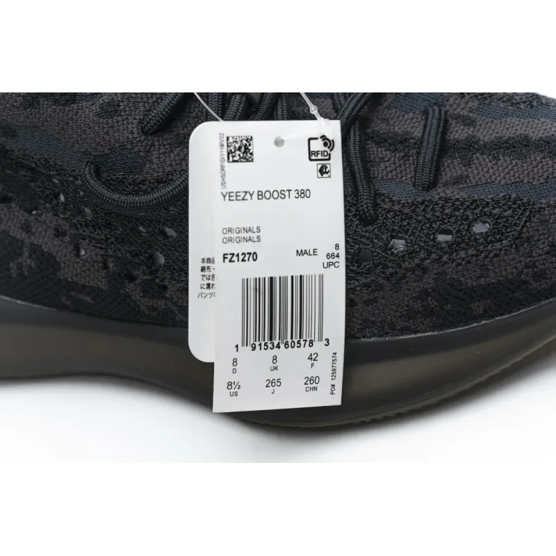 Adidas Yeezy Boost 380 Black Purple Real Boost FZ1270