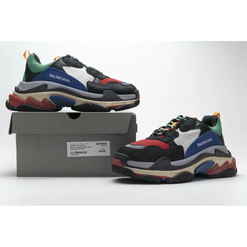 Balenciaga Triple S Green Red 490672 W09O5 1068 ??