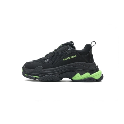 Balenciaga Triple S Black Green 524039 W2PW1 4881  01