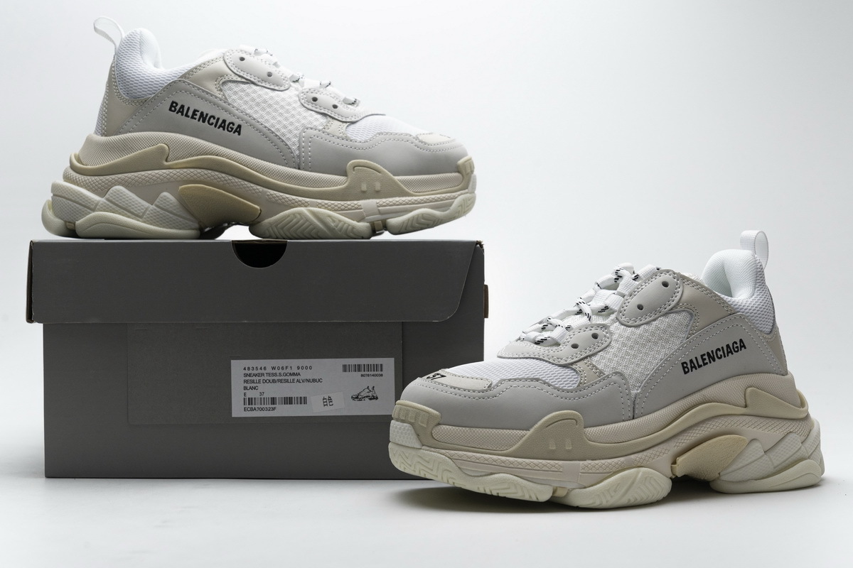 Balenciaga Triple S White2  483546 W06F1 9000 ??