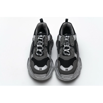 Balenciaga Triple S Black Grey Silver 483546 W06F1 0841  02