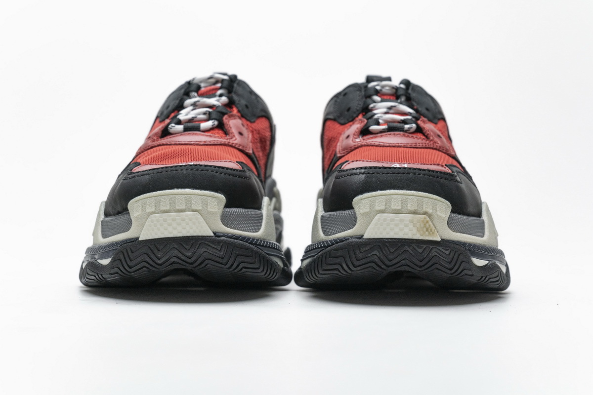Balenciaga Triple S Black Red Grey 483513 W06E1 1006 ??