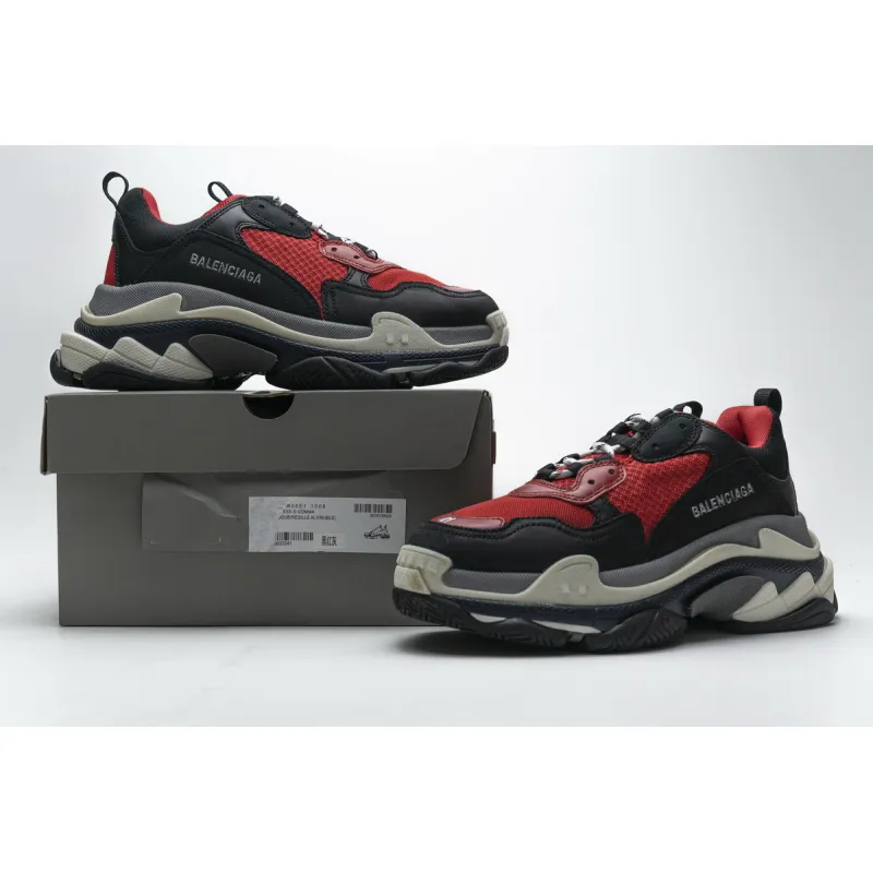 Balenciaga Triple S Black Red Grey 483513 W06E1 1006 ??
