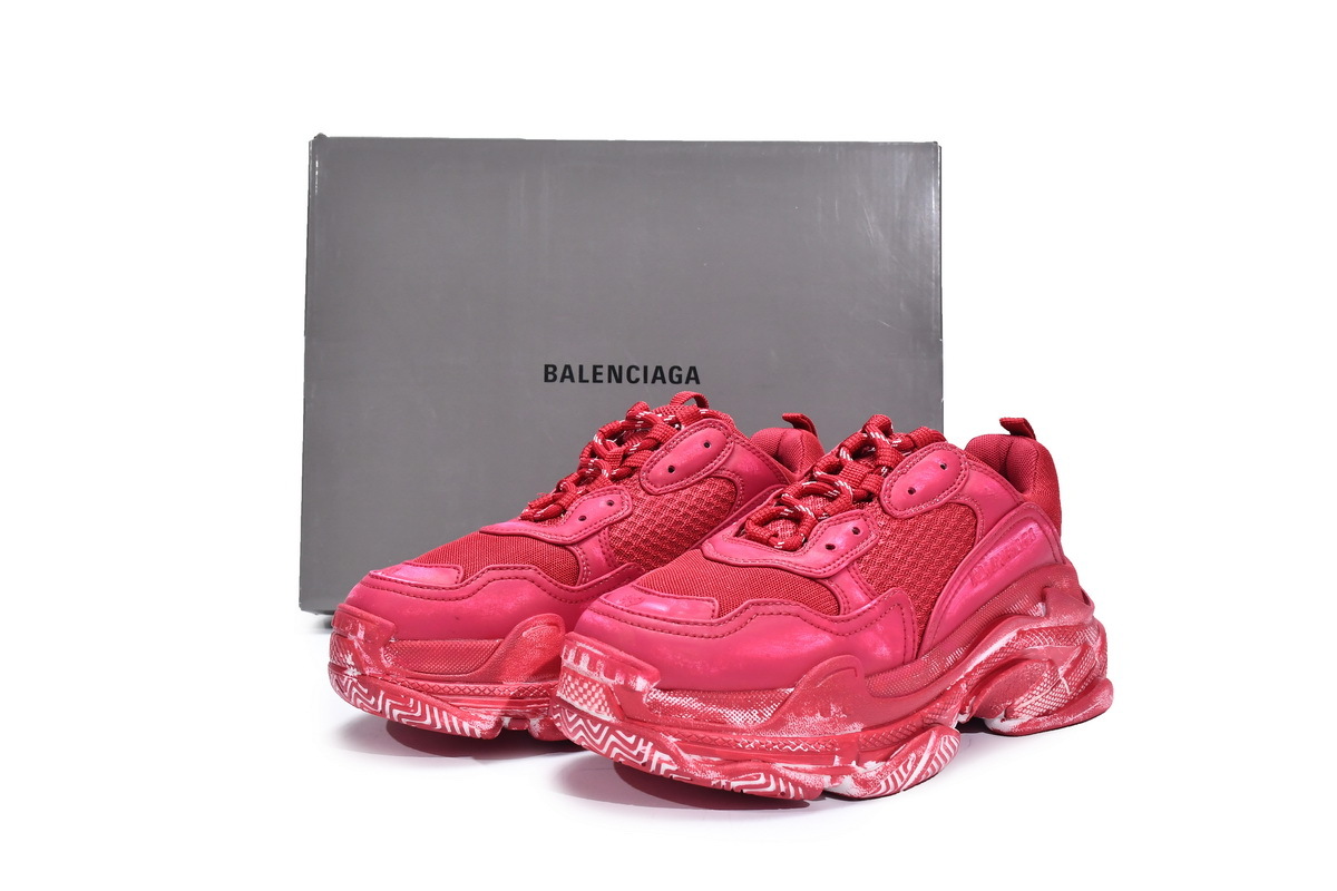 Balenciaga Triple S Dark Red 524039 W3CN3 6000 ??