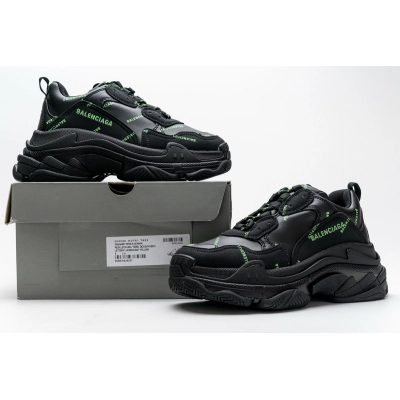 Balenciaga Triple S Letter Fluorescent Yellow 524039 W2FA1 7633  02