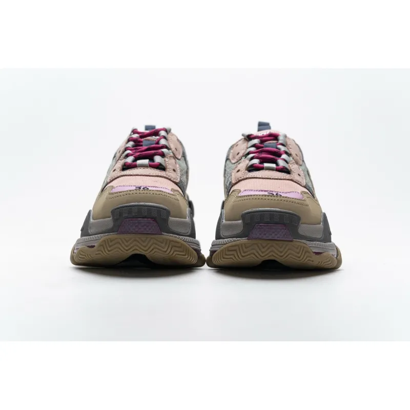  Balenciaga Triple S Grey Pink  490672 W09O5 1036??