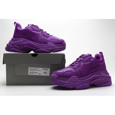  Balenciaga Triple S Letter Plum Red  536737 W2FA1 9016 02