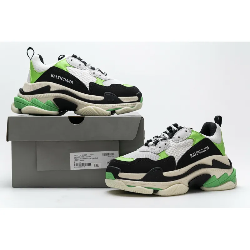 Balenciaga Triple S White Green 483513 W06E1 1008 ??