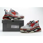 Balenciaga Triple S Red White Dark Grey 541624 W06E2 1863 ??