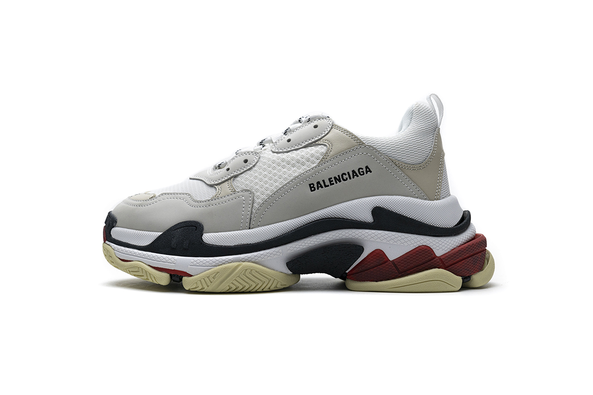 Balenciaga Triple S White Dark Grey Red  541624 W06E2 1790 ??