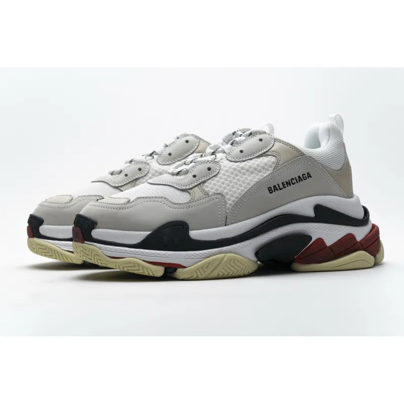 Balenciaga Triple S White Dark Grey Red  541624 W06E2 1790 ??