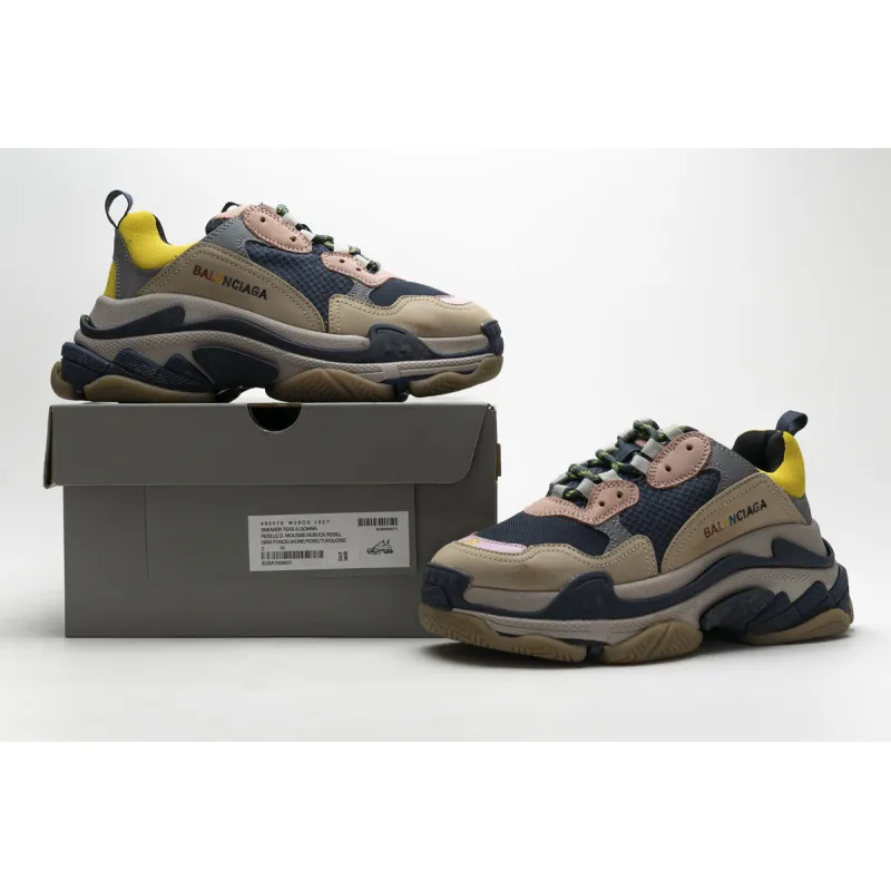 Balenciaga Triple S Grey Yellow 490672 W09O5 1027 ??