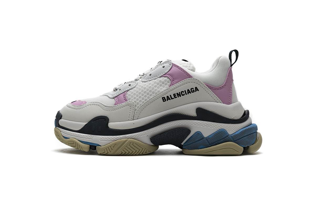Balenciaga Triple S Blue Pink 541624 W06E2 7352 ??