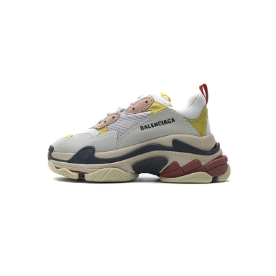 Balenciaga Triple S Black Yellow Pink 490672 W09O5 9035  01