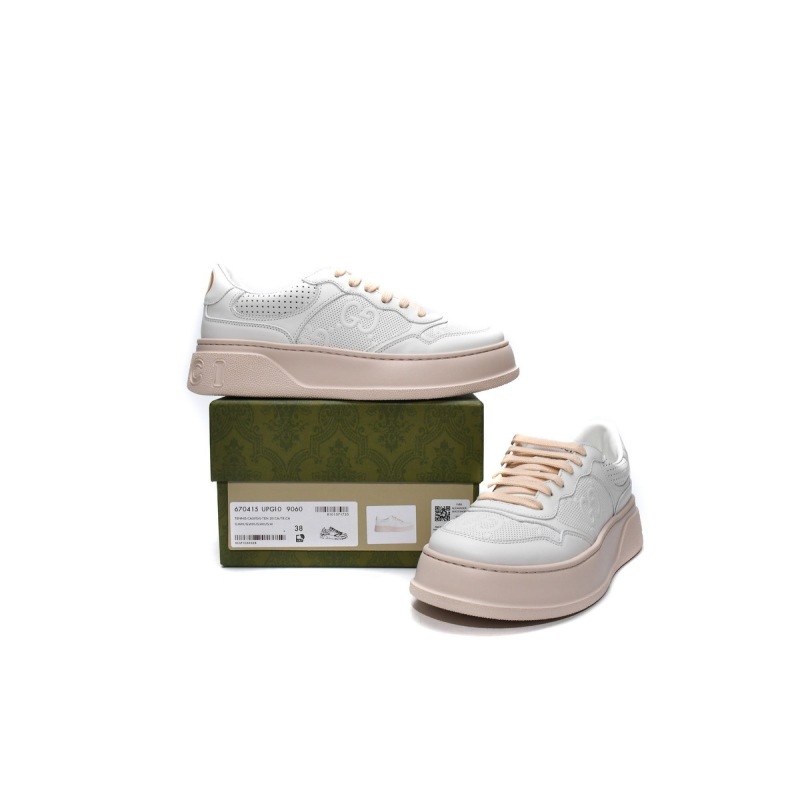 Gucci Chunky B White Pink 670415 UPG10 9060?Gucci Chunky B White Pink Low Top Sneakers - Crew Kicks ?Gucci Chunky B White Pink,Gucci Chunky Sneakers