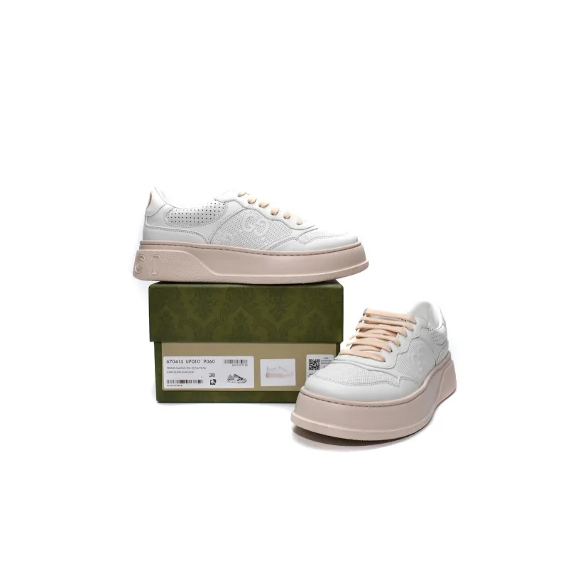 Gucci Chunky B White Pink 670415 UPG10 9060?Gucci Chunky B White Pink Low Top Sneakers - Crew Kicks ?Gucci Chunky B White Pink,Gucci Chunky Sneakers