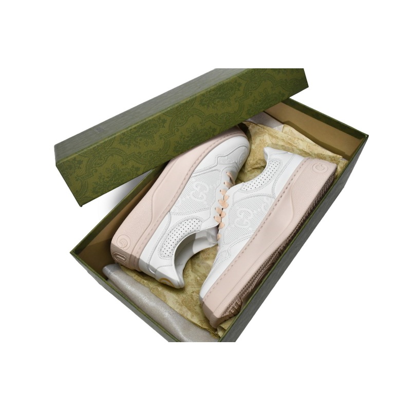 Gucci Chunky B White Pink 670415 UPG10 9060?Gucci Chunky B White Pink Low Top Sneakers - Crew Kicks ?Gucci Chunky B White Pink,Gucci Chunky Sneakers