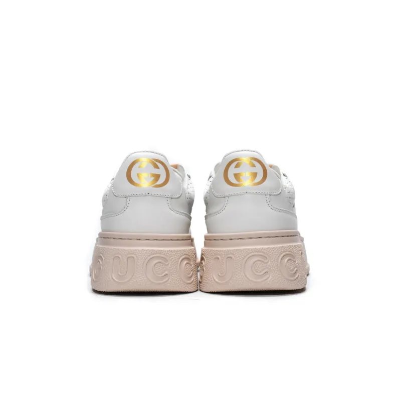 Gucci Chunky B White Pink 670415 UPG10 9060?Gucci Chunky B White Pink Low Top Sneakers - Crew Kicks ?Gucci Chunky B White Pink,Gucci Chunky Sneakers