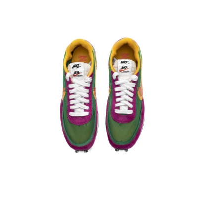 Sacai x Nike LDWaffle Green Pink Orange BV0073-301 02